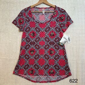 NWT Disney Lularoe Minnie Mouse Irma Short Sleeve Top‎ XXS Boho